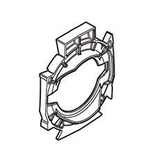 Makita 457351-6 Buffle Plate B, HR1840