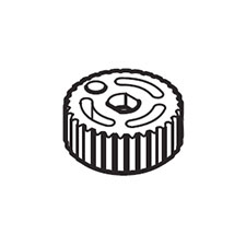 Makita 457378-6 Adjuster, XTP02