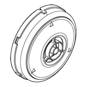 Makita 458834-9 Fan Cover LC08