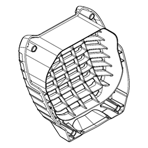 Makita 459699-2 Rear Cover, XBU03