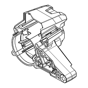 Makita 459823-7 Motor Housing, XSH10
