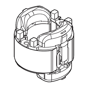 Makita 593701-2 Field Assembly, BO3710
