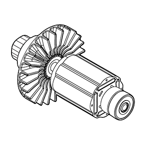 Makita 619663-7 Rotor