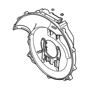 Makita 6671008003 Case 2 Volute Assy Item No.20