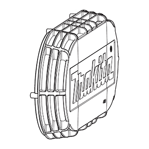 Makita GM00001411 Fan Front Housing, DFJ201