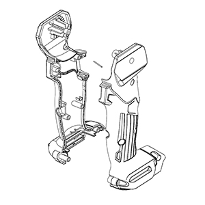 Makita GM00001705 Housing L/r Ass