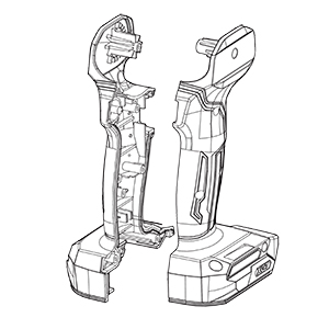 Makita GM00002269 Housing L/r Ass