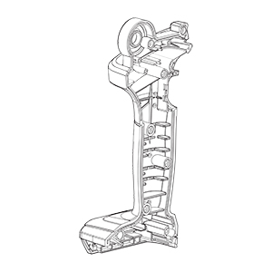 Makita GM00002329 Housing Assy