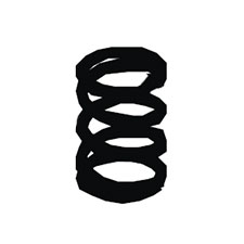 Makita HY00000705 Comp. Spring 10, AT638A