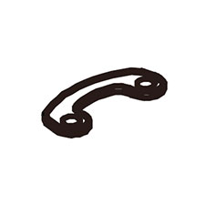 Makita HY00000821 Front Housing Guard, AN454