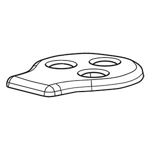 Makita HY00000833 Exhaust Cover, AN924