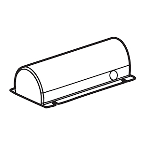 Makita HY00001018 Capacitor Cover, MAC210Q