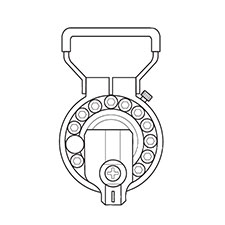Makita SC03223430 Handgrip Ring, XCS01