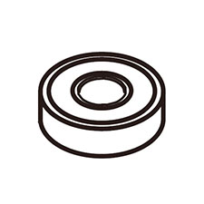 Makita SC07000040 Ball Bearing 608VV, XCS02