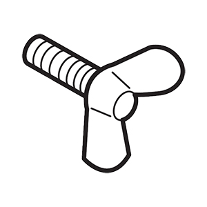 Makita SC07552000 Wing Bolt M6X15, XPP01