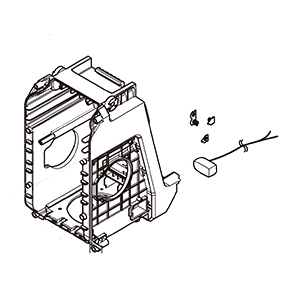 Makita SE00000772 Rear Cabinet Ass