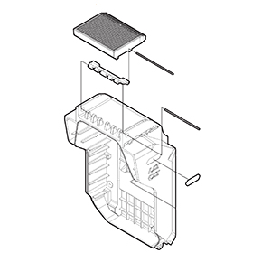 Makita SE00000987 Batery Cover Ass