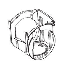 Makita SH00000008 Body Inner, DCL500