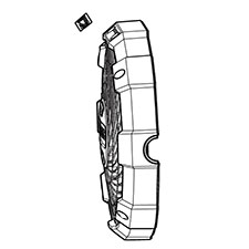 Makita TE00000177 Front Cover, CF100