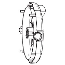 Makita TE00000178 Back Cover, CF100