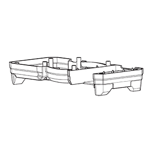 Makita TE00000454 Lower Cover, CF001G