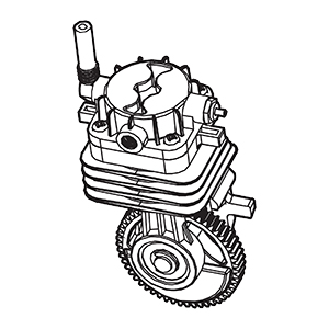 Makita TE00000625 Cylinder Complete