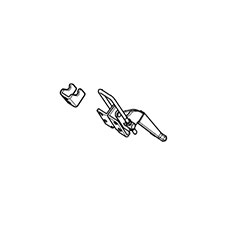 Makita TR00000067 Lock Lever, XUC01