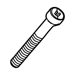 Makita XNR0000517 H.l. Socket Head Bolt M6X45 KR401MP