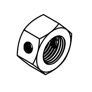 Milwaukee 05-55-2872 M16 Lh Hex Nut