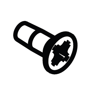 Milwaukee 05-78-0088 M3 X 8MM Flat Hd. St Phillips Screw