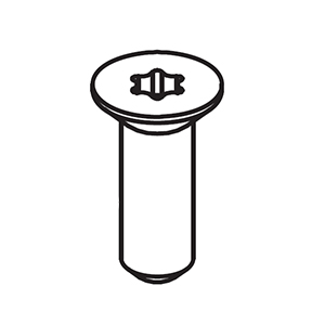 Milwaukee 05-80-0520 Flat Head Machine Screw