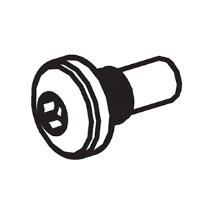 Milwaukee 05-81-0021 M SCREW,M5X10MM, Ph T20,L=4.0MM