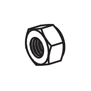 Milwaukee 06-55-0012 NUT,M6 with Nylon