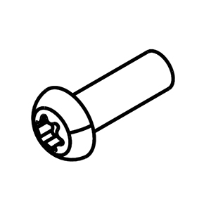 Milwaukee 06-81-1705 M5 X 10MM Flat Hd T-25 Mach Screw