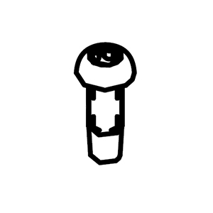 Milwaukee 06-82-0032 M4 X 1.4 X 12mm Plastite Screw