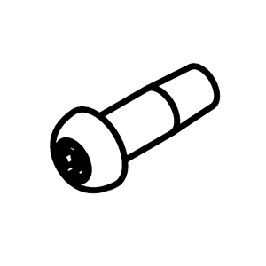 Milwaukee 06-82-0053 M2.6 X 8MM Pan Hd. Tapt. Tamper Proof T-8 Scr.
