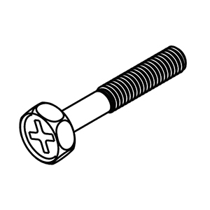 Milwaukee 06-82-3110 M4 X 1" Hex Hd. Phillips Screw