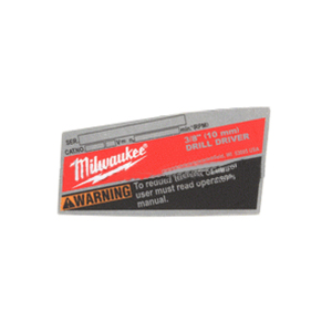 Milwaukee 12-20-1850 Service Nameplate (not Shown)