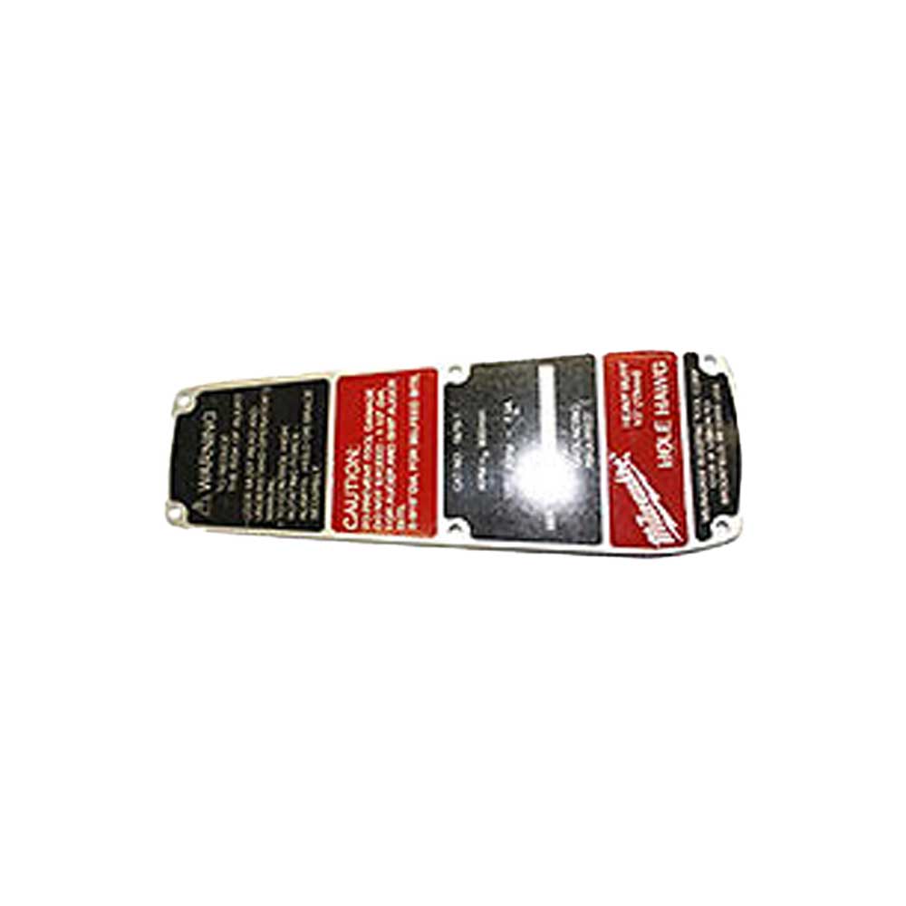 Milwaukee 12-98-7295 Nameplate Service