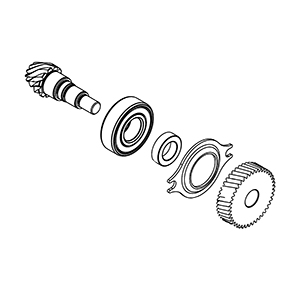 Milwaukee 14-29-5393 Intermediate Gear Assembly