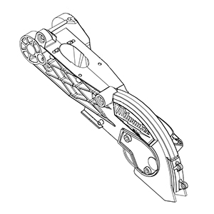 Milwaukee 14-38-0695 Motor Arm Assembly