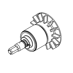Milwaukee 16-07-0054 Rotor Assembly