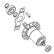 Milwaukee 16-01-2400 Rotor Assembly