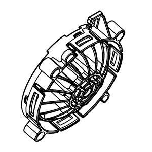 Milwaukee 31-15-0125 Motor Housing Front Cover