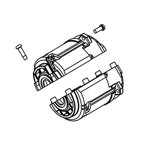 Milwaukee 31-50-0034 Motor Cage Assembly
