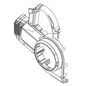 Milwaukee 31-50-0088 Main Housing Halve-right