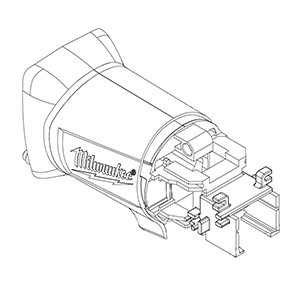 Milwaukee 31-50-2170 Motor Housing