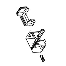 Milwaukee 42-42-0285 Depth Release Button Assembly