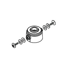 Milwaukee 42-52-0505 Led Mounting Cap W/ Washers and Screws