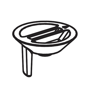 Milwaukee 43-98-0021 Throat Plate Attachment Knob